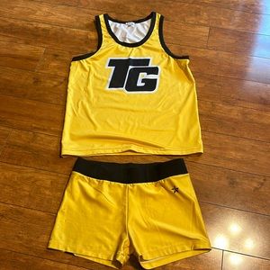 Rebel cheer top gun jags practice wear